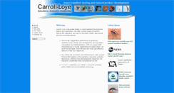 Desktop Screenshot of carroll-loye.com